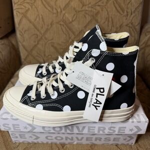 Comme des Garçons Play Converse Chuck Taylor 70 Polka 157250C Men's 8 Women 10